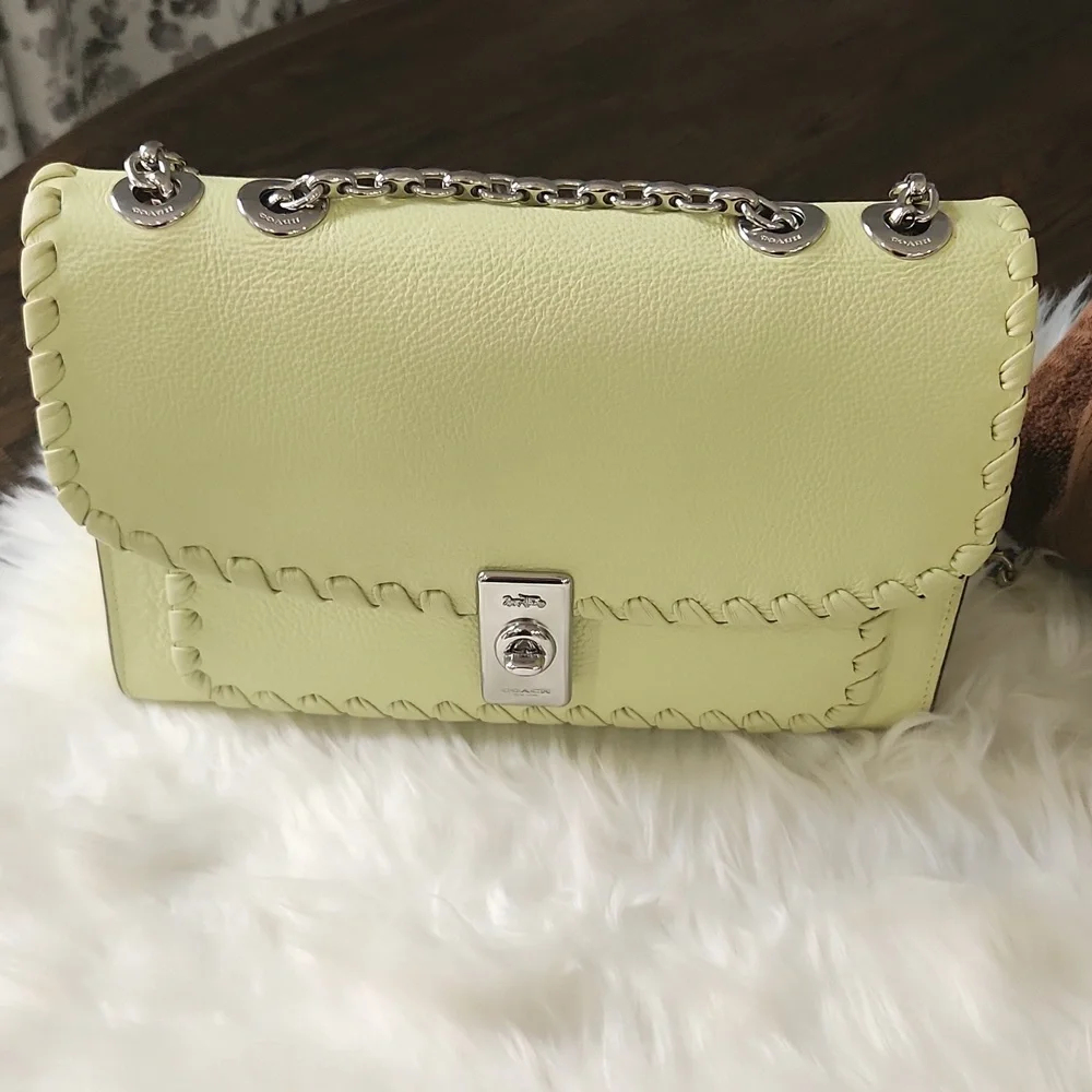 NWT. Coach Lane whipstitch shoulder bag and accessories - Picture 7 of 16